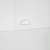 White & Gold Storage Cabinet