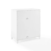 White & Gold Storage Cabinet