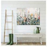 Ethereal Floral Outdoor Canvas Art Print