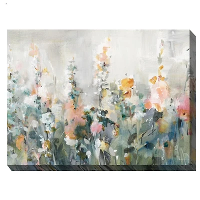 Ethereal Floral Outdoor Canvas Art Print