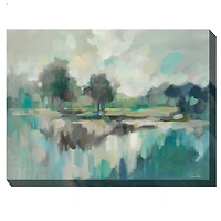 Blue Day Outdoor Canvas Art Print