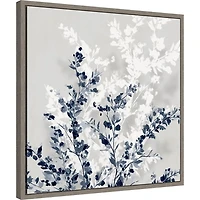 Blue Spring Framed Canvas Art Print