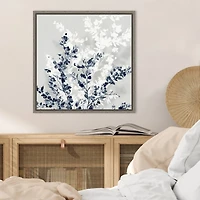 Blue Spring Framed Canvas Art Print