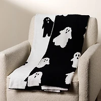 Ghost Halloween Cloud Throw