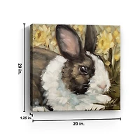 Buttercup Bunny Canvas Art Print