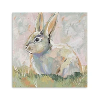 Neutral Bunny Canvas Art Print