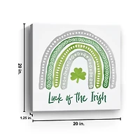 Luck of the Irish Rainbow Canvas Art Print