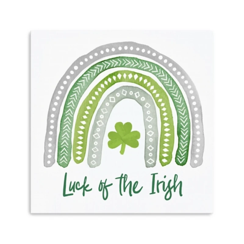 Luck of the Irish Rainbow Canvas Art Print