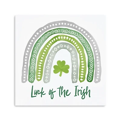 Luck of the Irish Rainbow Canvas Art Print