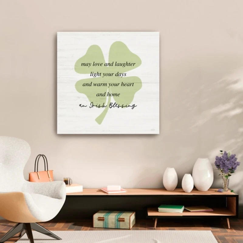 Irish Blessing Canvas Art Print, 30x30 in.