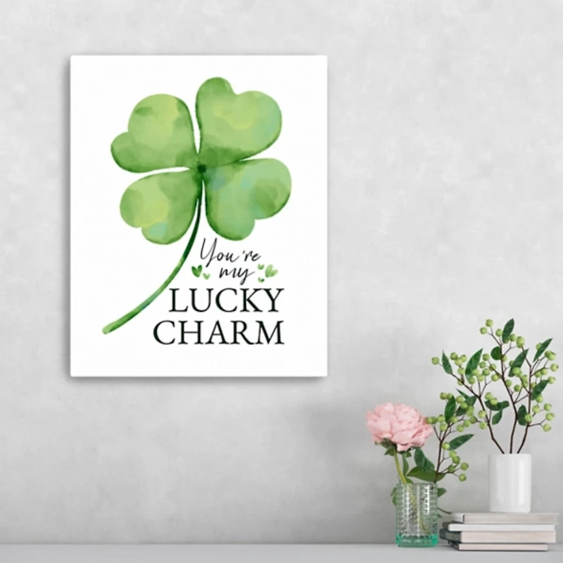 You're My Lucky Charm Canvas Art Print