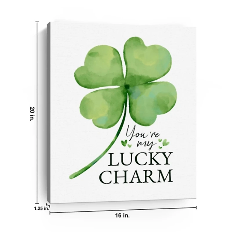 You're My Lucky Charm Canvas Art Print