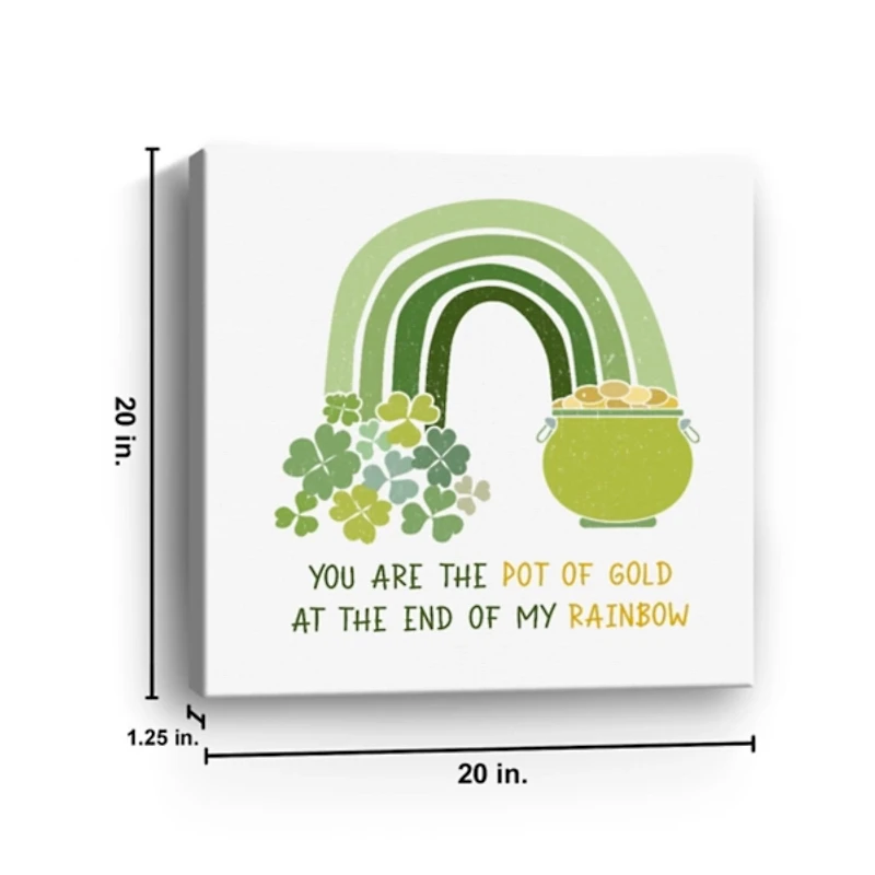 You Are the Pot of Gold Canvas Art Print