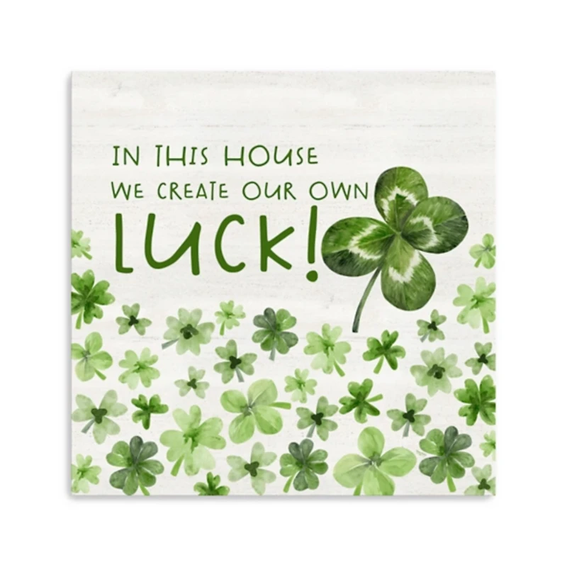 Create Our Own Luck Canvas Art Print