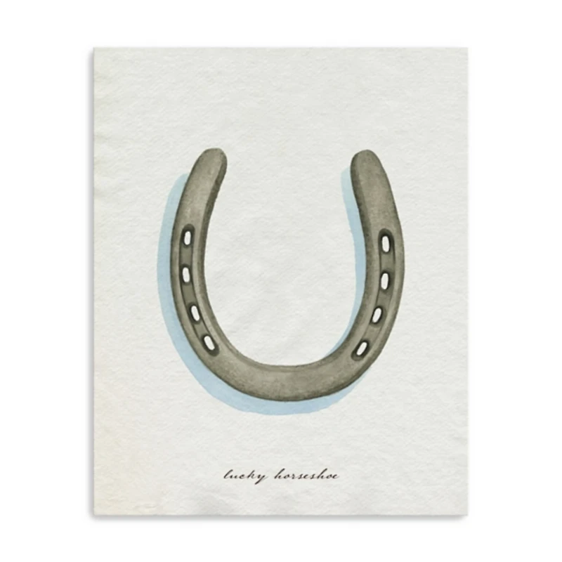 Lucky Horseshoe Canvas Art Print