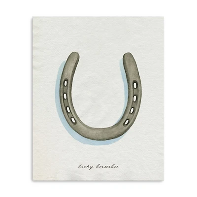 Lucky Horseshoe Canvas Art Print
