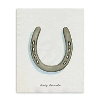 Lucky Horseshoe Canvas Art Print