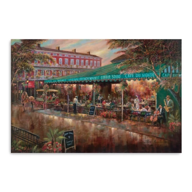 Café du Monde Canvas Art Print, 24x16 in.