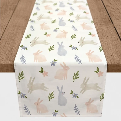 Botanical Bunny Table Runner, 72 in.