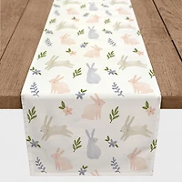 Botanical Bunny Table Runner, 90 in.
