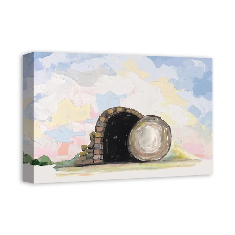 Easter Tomb Painterly Canvas Wall Art