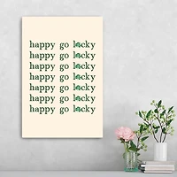 Happy Go Lucky Canvas Art Print