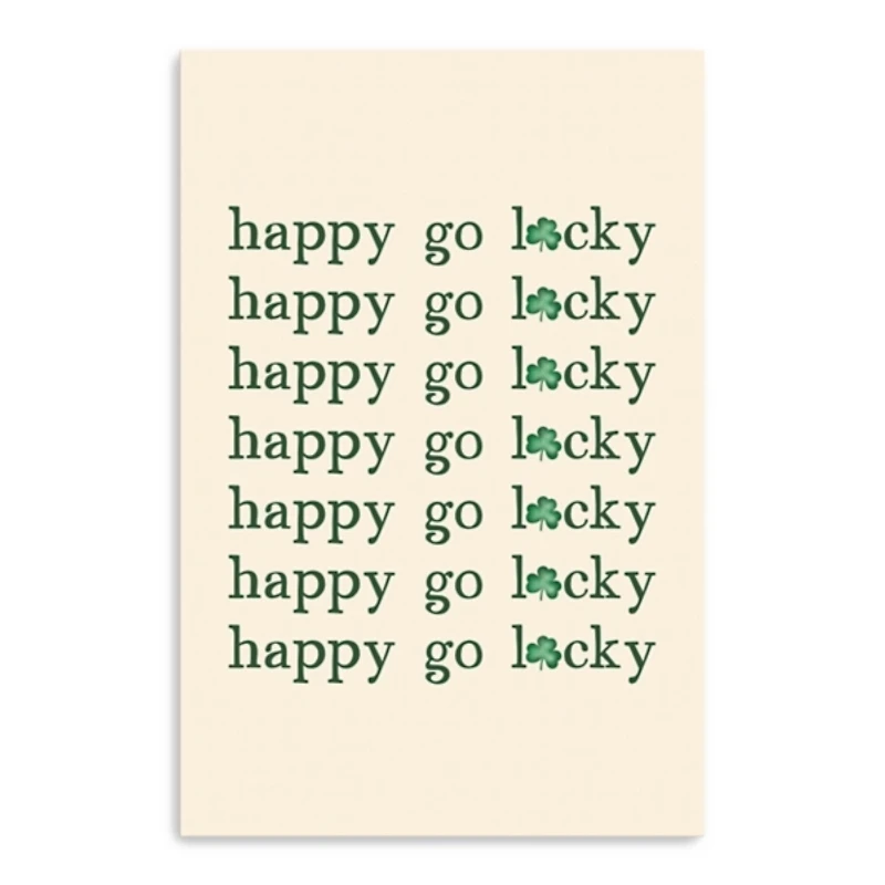 Happy Go Lucky Canvas Art Print