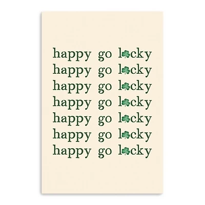 Happy Go Lucky Canvas Art Print