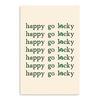 Happy Go Lucky Canvas Art Print