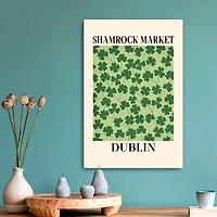 Shamrock Market Canvas Art Print