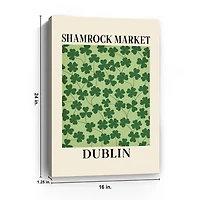 Shamrock Market Canvas Art Print