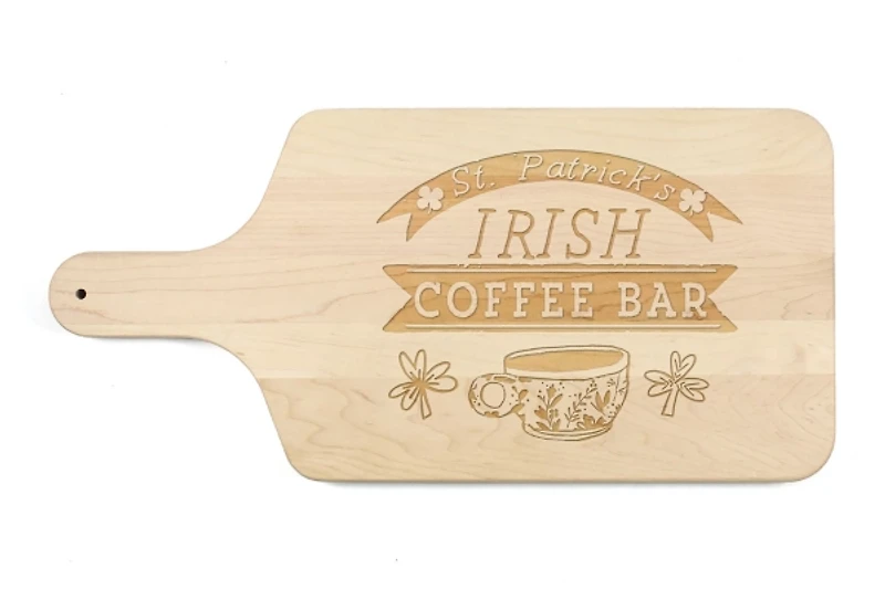 Irish Coffee Bar Maple Cutting Board