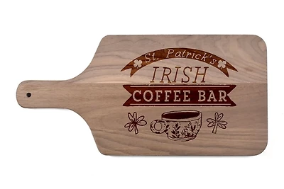 Irish Coffee Bar Walnut Cutting Board
