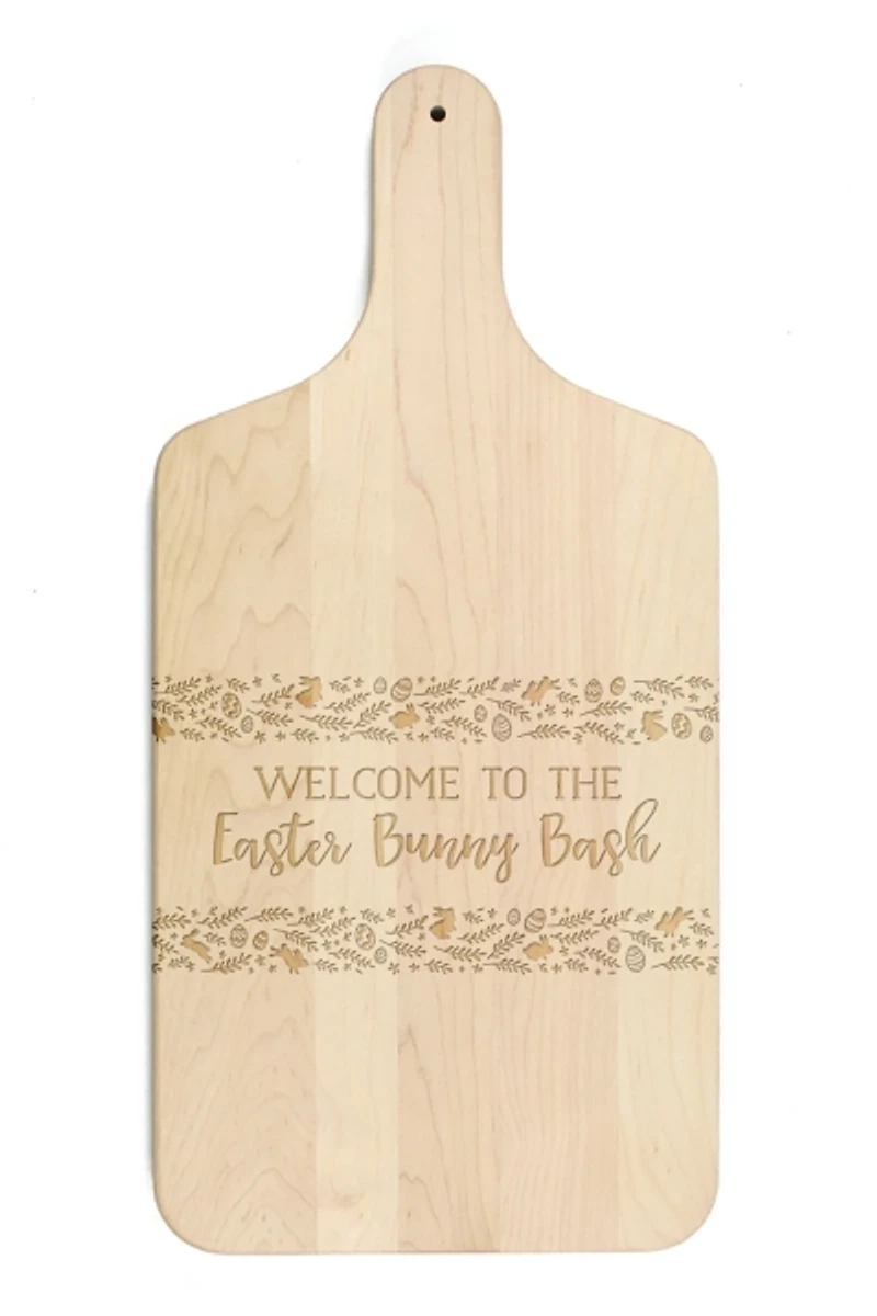 Easter Bunny Bash Maple Cutting Board