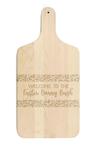 Easter Bunny Bash Maple Cutting Board