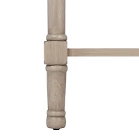 Greige Chevron 2-Drawer Console Table