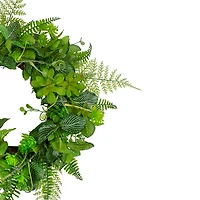 Green Fern Foliage Wreath