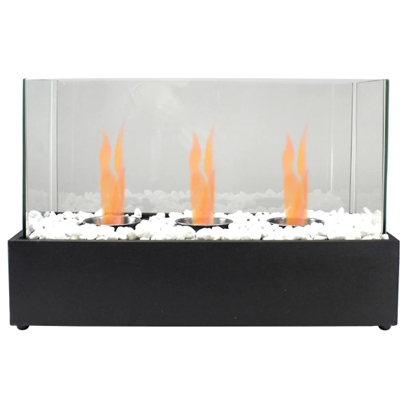 Outdoor Triple Flame Tabletop Fireplace