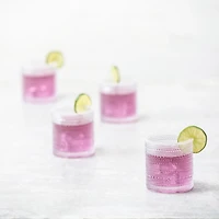 Fortessa Pink Jupiter Short Glasses, Set of 6