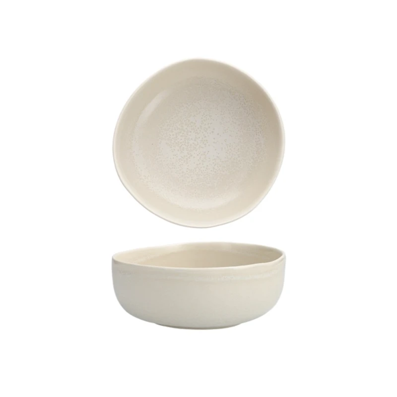 Fortessa Sand Ceramic Soup Bowls, Set of 4