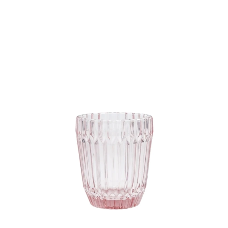 Fortessa Pink Archie Short Glasses, Set of 6