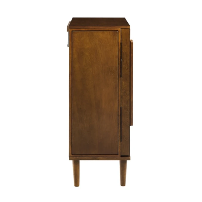 Mid-Century Modern Walnut Jewelry Armoire