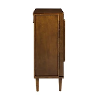 Mid-Century Modern Walnut Jewelry Armoire
