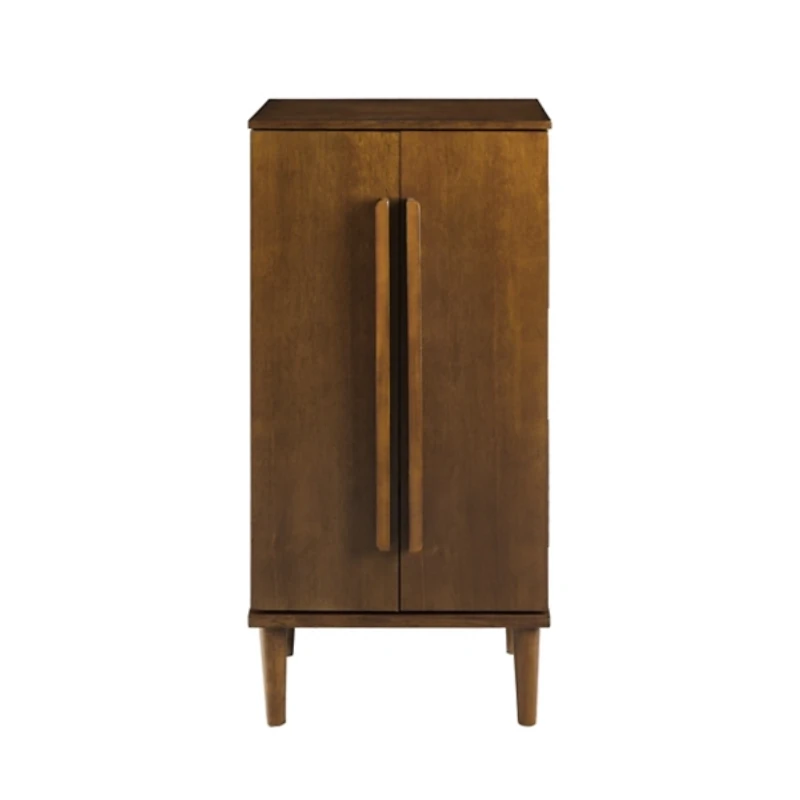 Mid-Century Modern Walnut Jewelry Armoire