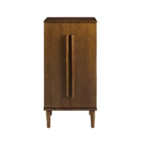 Mid-Century Modern Walnut Jewelry Armoire