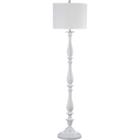 White Candlestick Bessie Floor Lamp