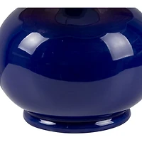 Stella Blue Diminuta Table Lamp with Woven Shade