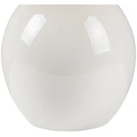 Stella White Mini Table Lamp with Woven Shade