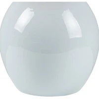 Stella Light Blue Mini Table Lamp with Woven Shade