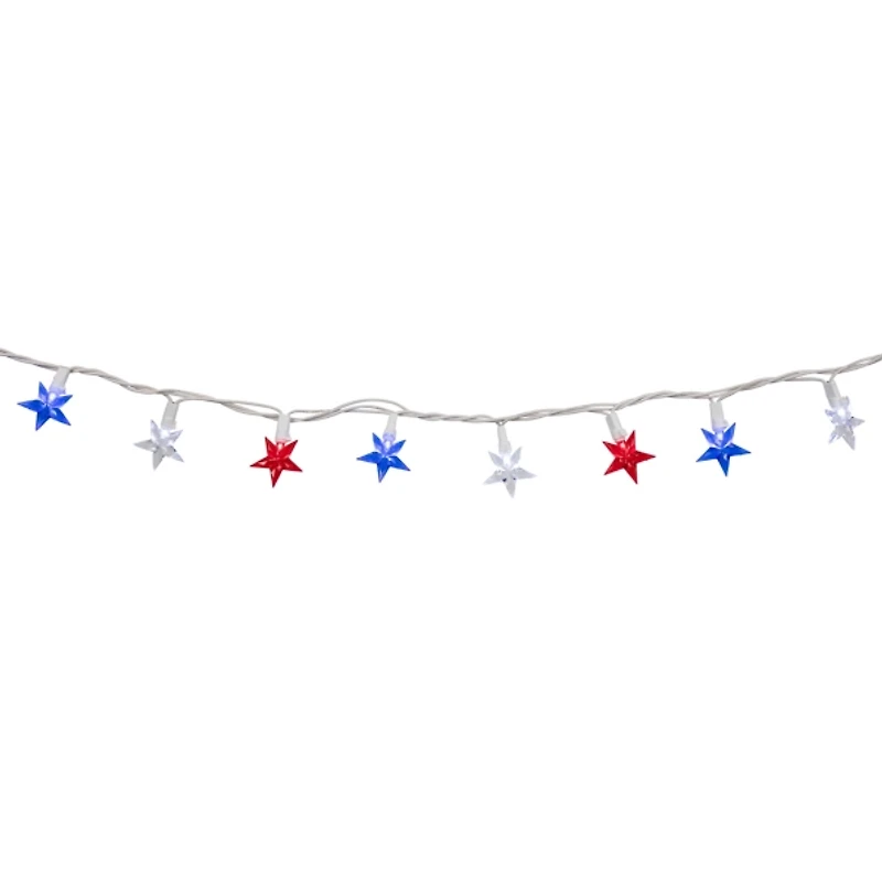 Patriotic Star String Lights